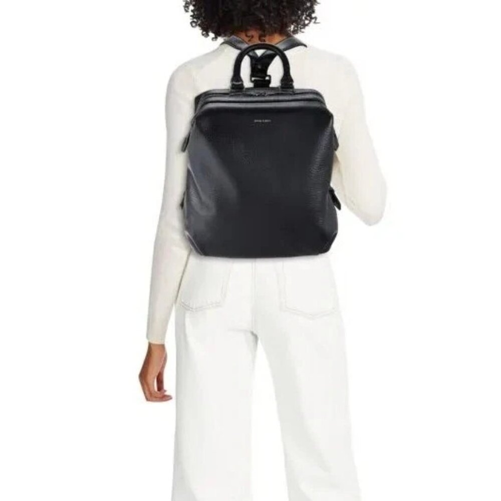 Matt & Nat | Vegan Leather Backpack Vignelli Dwell Zip Around Handbag Unisex
